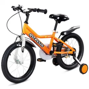 12" Kids Bike for Outdoor Sports with Training Wheel-Orange