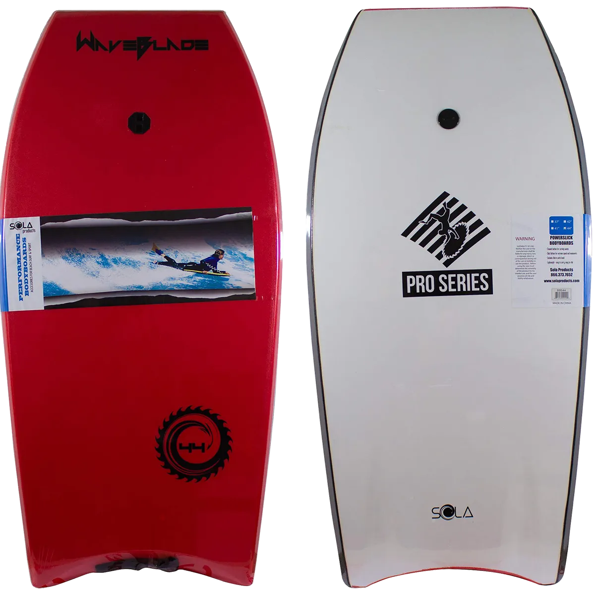 37 in WaveBlade Slick Bottom Board w/ Leash