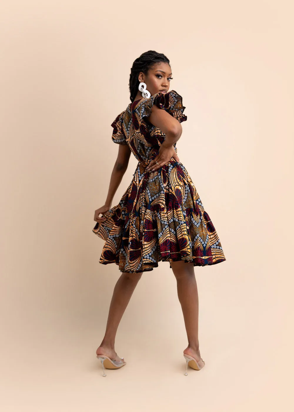 Afissa African Print Dress