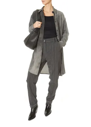 Annette Gortz Grey 'Pinstripe Trousers'