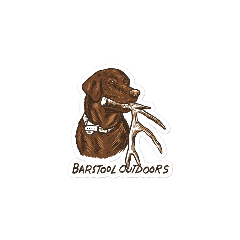 Barstool Outdoors Shed Hunting Sticker