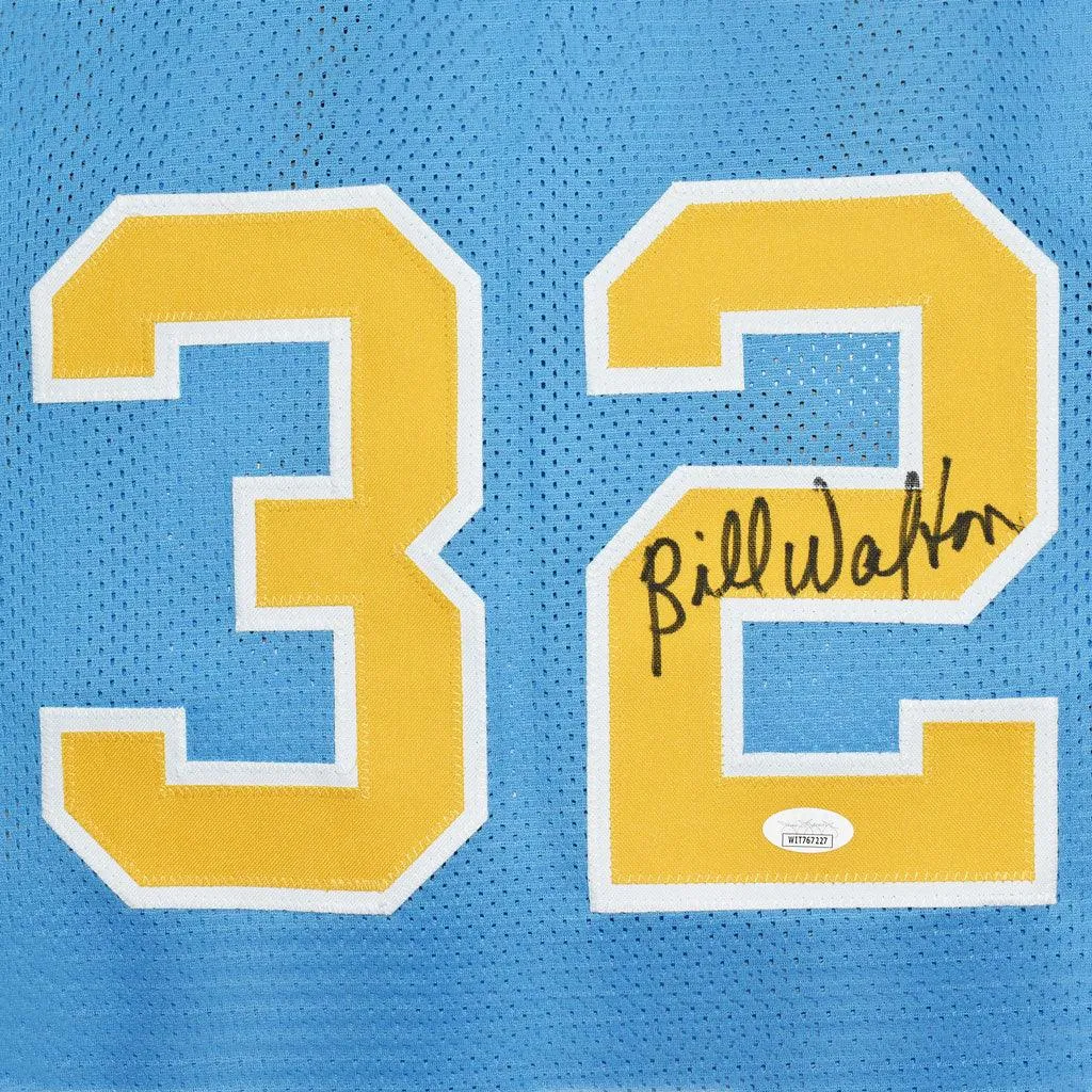 Bill Walton Signed UCLA Blue Basketball Jersey (JSA)