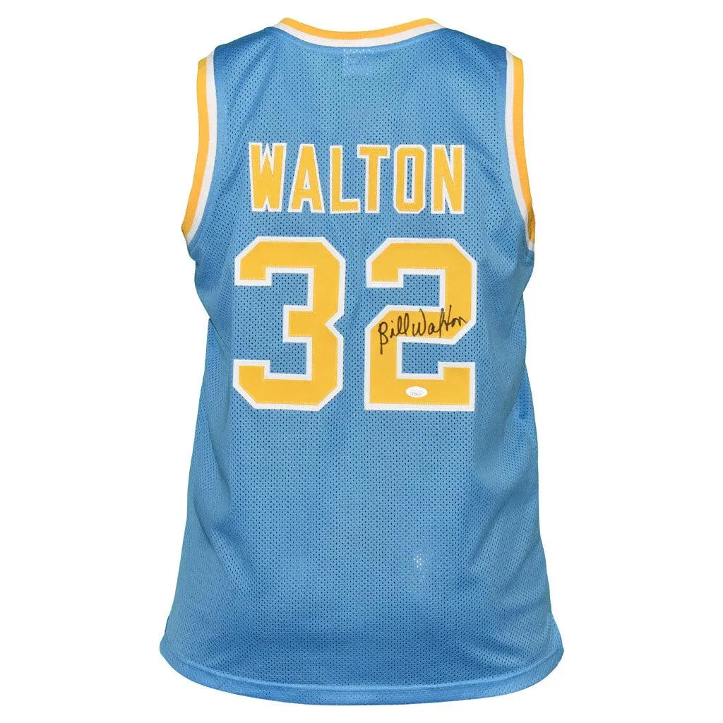 Bill Walton Signed UCLA Blue Basketball Jersey (JSA)