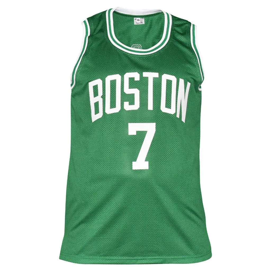 Dee Brown Signed Boston Green Basketball Jersey (JSA)