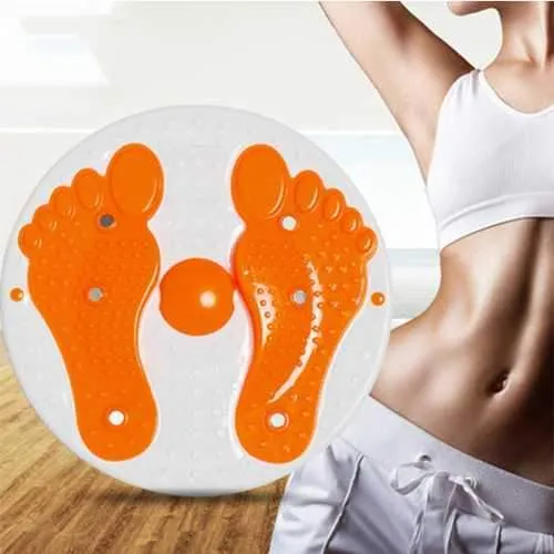 Fitness Wriggling Plate Massage Magnet Twister Plate With Pull Cord Massage Board Exercise Equipment