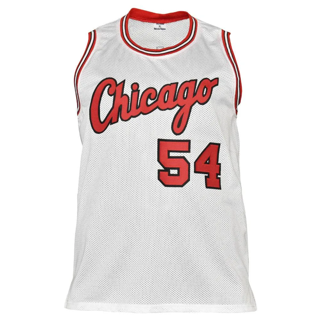 Horace Grant Signed Chicago White Basketball Jersey (JSA)