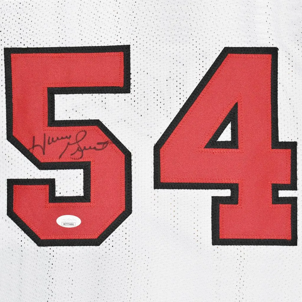 Horace Grant Signed Chicago White Basketball Jersey (JSA)