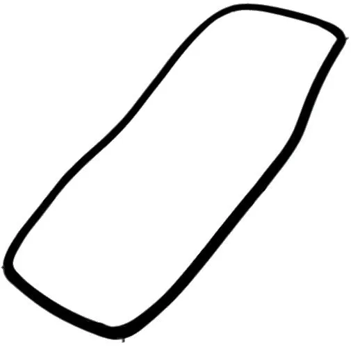 Leisure 255440139 Genuine Top Oven Door Seal