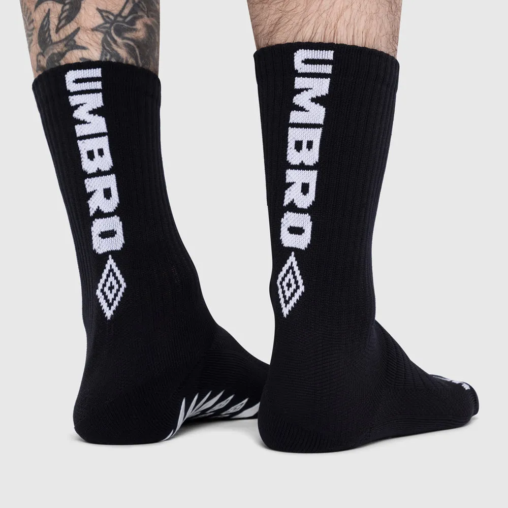 Mens Football Grip Socks 1 Pack - Black