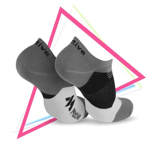 Motive Sock Speed Performance Velocity Liner 3D - Grey/White