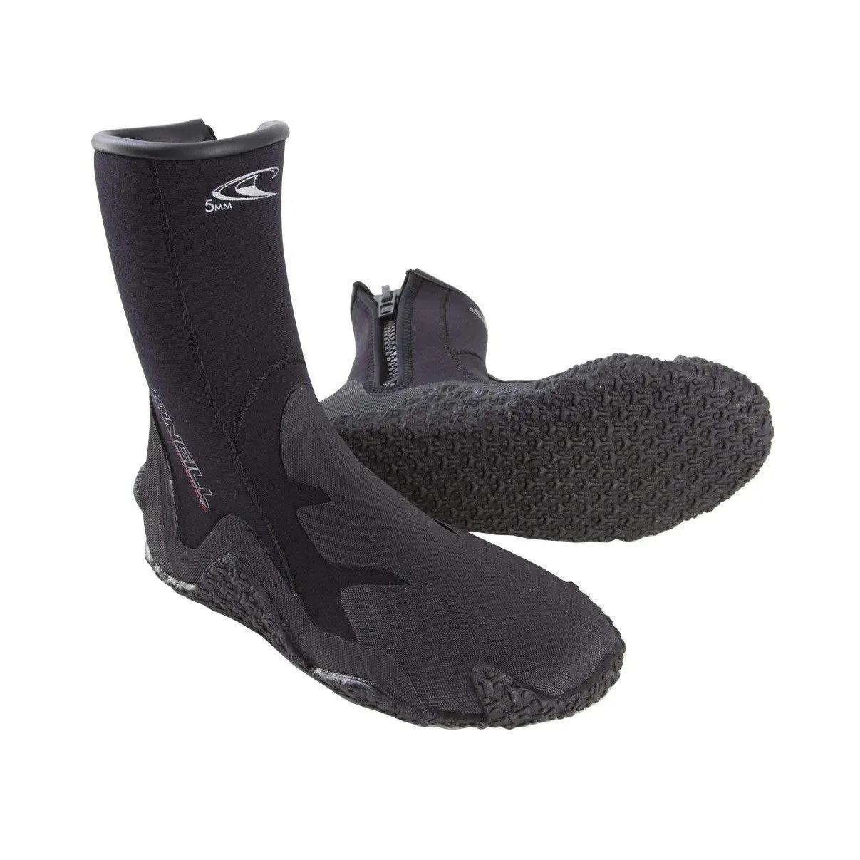 O'Neill Men's 5mm Dive Booties with Zipper