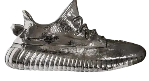 SS001 Pewter Yeezy Shoe Sculpture by Ceeze