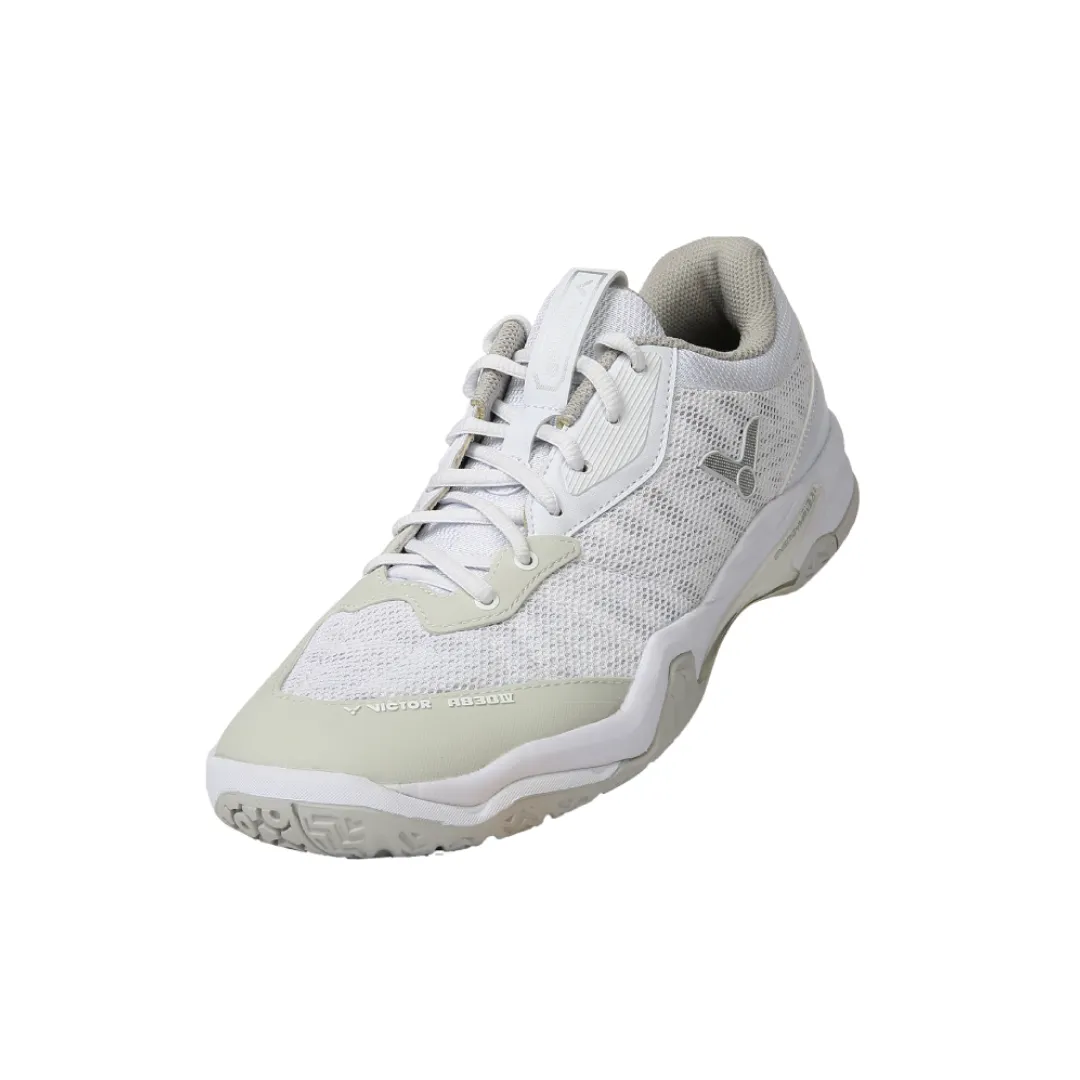 Victor A830IV Professional Court shoes [Brilliant White/Antarctic Gray]