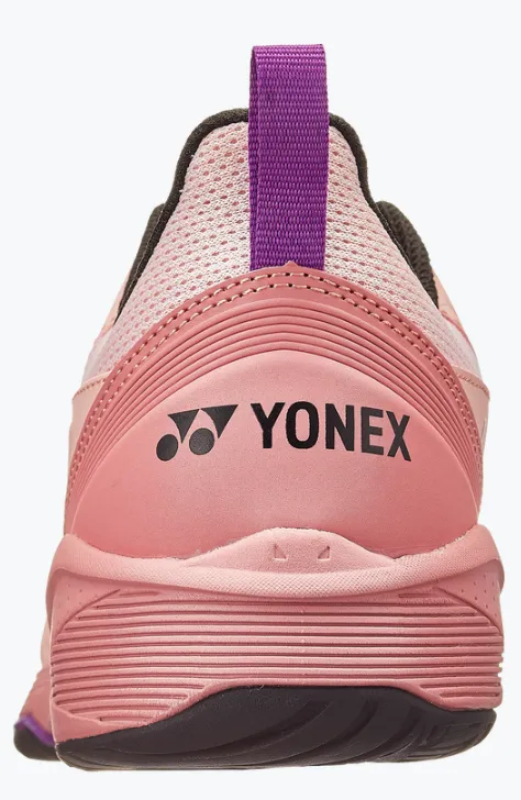 Yonex Power Cushion Sonicage 3 Ladies Shoes:  All Courts [Pink/Beige]