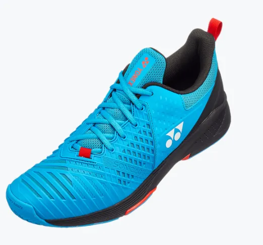 Yonex Power Cushion Sonicage 3 Wide All Courts Shoes  [Blue/Black]