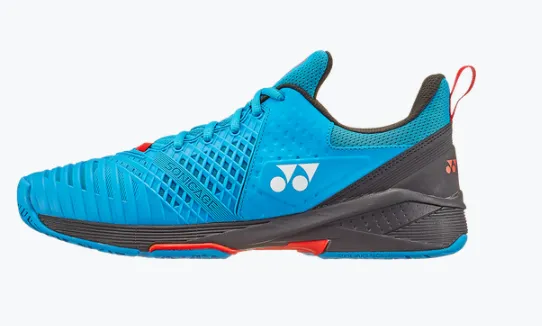 Yonex Power Cushion Sonicage 3 Wide All Courts Shoes  [Blue/Black]